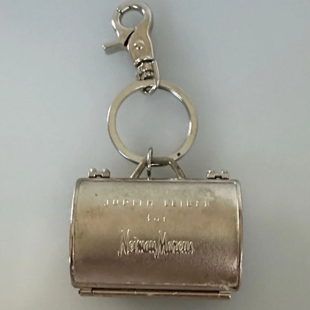 Black Leather Keychain Accessory - Picture 3 of 5